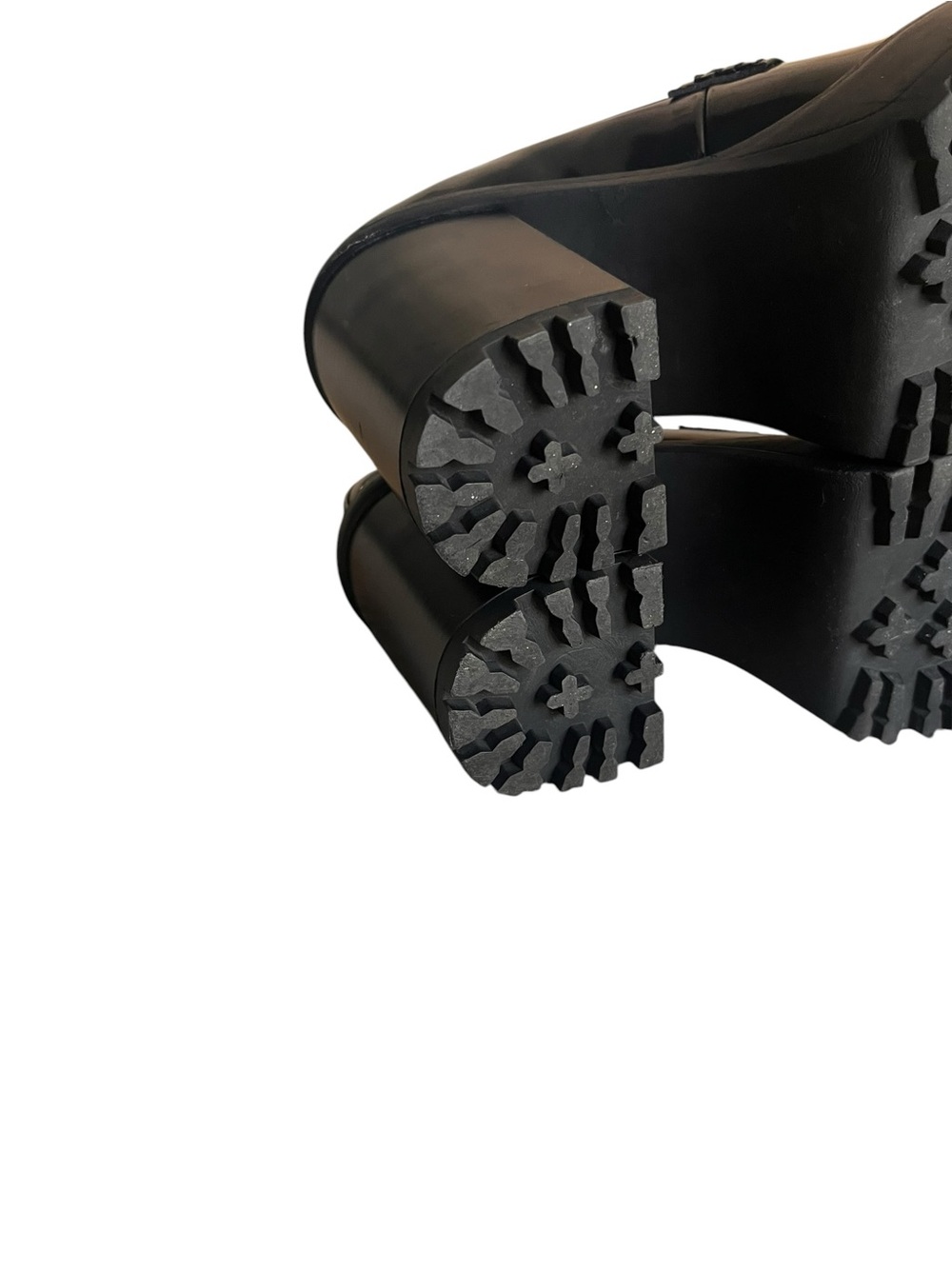 Madden Girl Black Patent Platform Penny Loafers - Picture 5 of 8